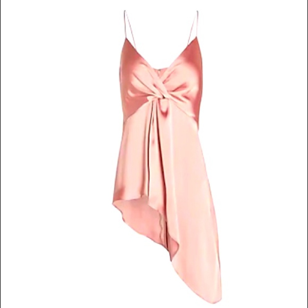 Express Asymmetrical Satin Twist Cami NWT